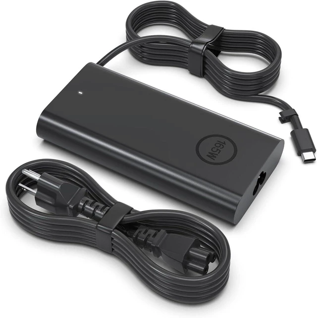 Main image of 165W/130W PD3.1 USB-C GaN Charger Compatible with DELL Precision 5680 5690 3580 3581, XPS 17 9720 9730, XW78Y 450-BBWR ADP-165BB BA DA16250 DA165PM210 LA165PM210 Creator Laptop Power Adapter