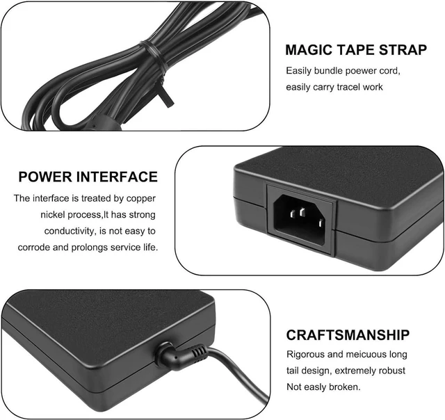 Alt view image 3 of 4 - 180W AC Laptop Charger Power Supply Adapter 7.4*5.0mm DC Tip Compatible with MSI GE63 GE65 GE75 GL65 GL75 GL73 GP65 GP75 GP63 GP73 WE63 WE65 WE75 USB-C Docking Station Notebook Charger