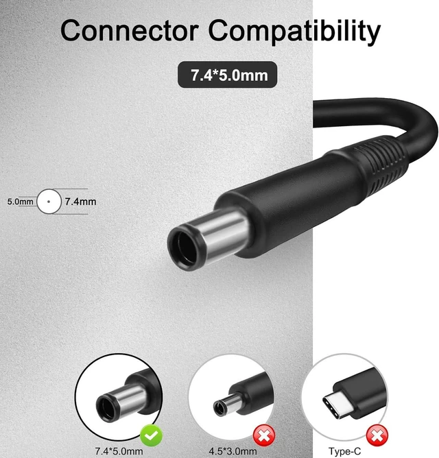 Alt view image 4 of 4 - 180W AC Laptop Charger Power Supply Adapter 7.4*5.0mm DC Tip Compatible with MSI GE63 GE65 GE75 GL65 GL75 GL73 GP65 GP75 GP63 GP73 WE63 WE65 WE75 USB-C Docking Station Notebook Charger