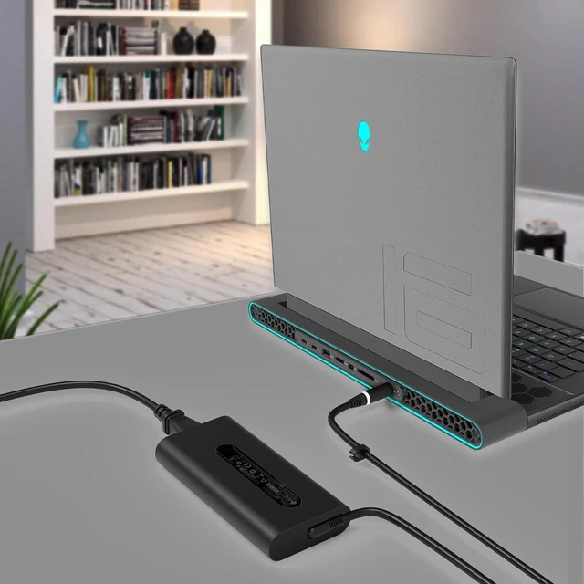 Alt view image 6 of 7 - New Slim 240W GaN AC Laptop Charger 19.5V 12.31A Power Supply Adapter for Dell Alienware and Dell Precision Gaming Workstation Notebook Charger