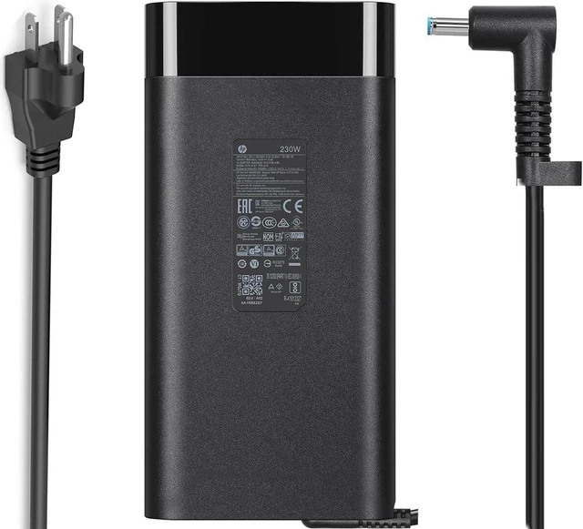 Main image of 230W AC Laptop Charger Power Supply Adapter 19.5V 11.8A Compatible with HP Omen 15 17 Envy 15 2020 P16 G9 Mobile Workstation PC M41303-001 Gaming Notebook Charger