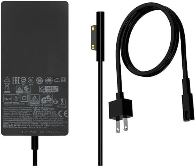 Main image of 127W AC Laptop Charger Power Supply Adapter for Microsoft Surface Book 3, Surface Book 2, Surface Laptop Studio 2 1, Surface Pro and Surface Go Windows Notebook Charger with Cord