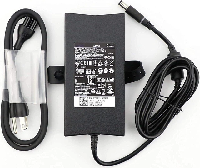 Main image of 130W AC Laptop Charger Power Supply Adapter 19.5V 6.67A 4.5mm Small DC Tip with Cord for Dell Inspiron 14 16 7420 7620 7610 7706 7791 7590 3280 5490 P107F001 Notebook Charger