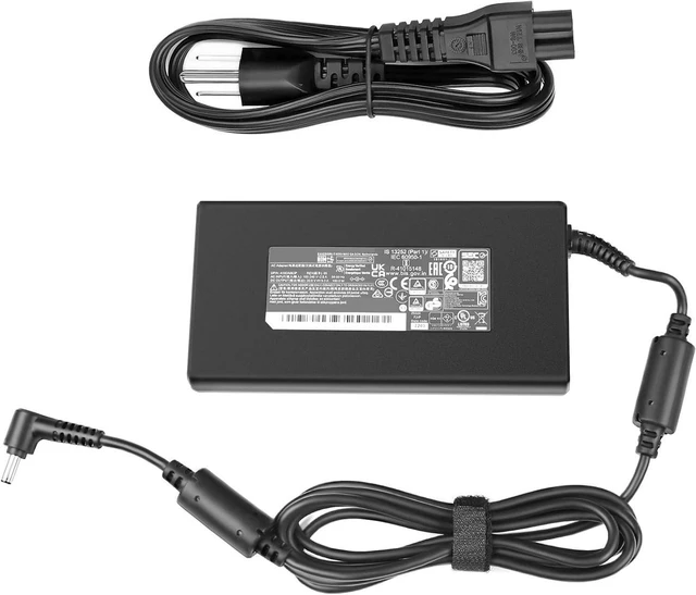 Alt view image 3 of 6 - 180W AC Laptop Charger Power Supply Adapter Replacement for MSI A17-180P4B 957-15621P-104 Compatible with GL66 GL76 WF66 GF66 GF76 WF76 GF75, Crosshair Sword 17 15 Gaming Notebook Charger with Cord