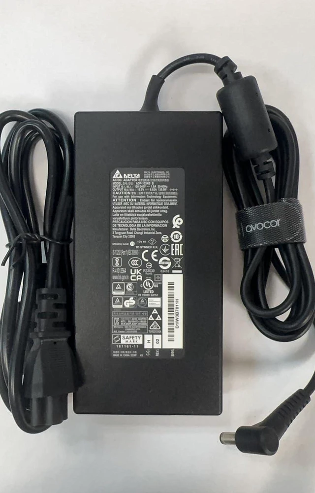 Main image of Genuine 135W 5.5x1.7mm DC Tip Laptop Charger Power Supply Adapter Replacement for Delta ADP-135NB B, Compatible with Acer Nitro 5 Nitro 7, Aspire VX Aspire 7 Gaming Notebook Charger with Cord
