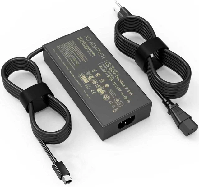 Main image of 180W AC Laptop Charger Power Supply Adapter Compatible with ASUS ROG Zephyrus G14 2024 GA403U GA403UV GA403UV-QS093W GA403UV-G14.R94060 GA403UI-XS96 GA403UU Gaming Notebook Charger with Cord