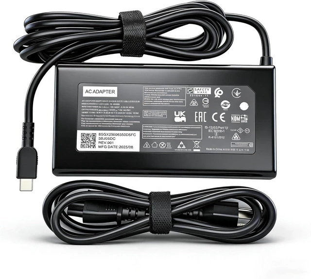 Main image of 140W & 135W USB C Laptop Charger Power Supply Adapter Replacement for Lenovo ADL140YDC3A ADL140YLC3A Compatible with Slim Pro 7 9, IdeaPad Pro 5, Yoga Pro 9 7, Yoga 9i, ThinkPad Z16 Notebook Charger