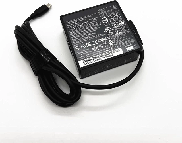 Main image of New 100W 20V 5A USB-C GaN AC Laptop Charger Power Supply Adapter Replacement for MSI A21-100P1A, Portable Type-C Notebook Charger with Cord