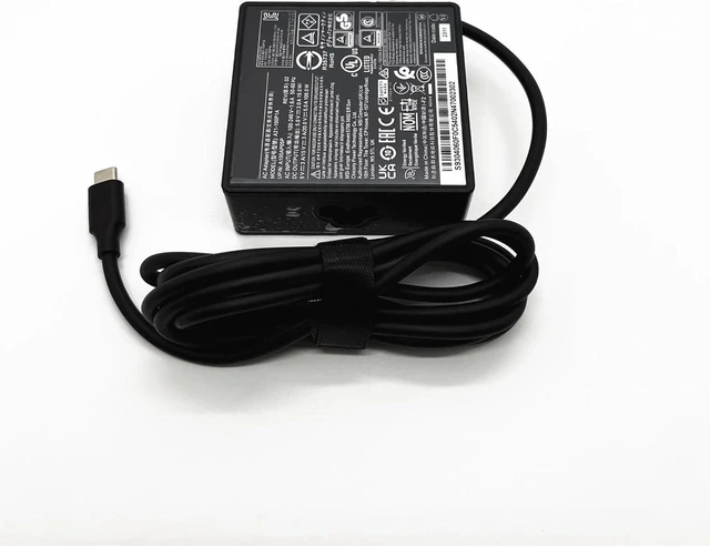 Alt view image 2 of 7 - New 100W 20V 5A USB-C GaN AC Laptop Charger Power Supply Adapter Replacement for MSI A21-100P1A, Portable Type-C Notebook Charger with Cord