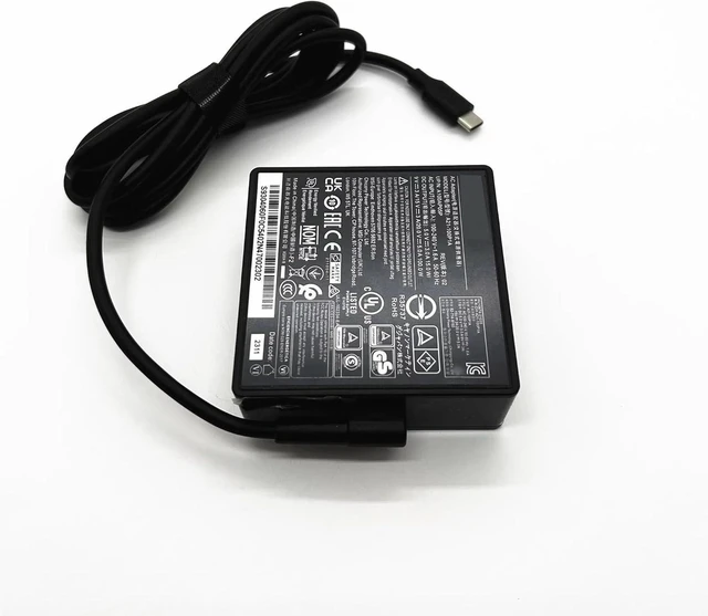 Alt view image 5 of 7 - New 100W 20V 5A USB-C GaN AC Laptop Charger Power Supply Adapter Replacement for MSI A21-100P1A, Portable Type-C Notebook Charger with Cord