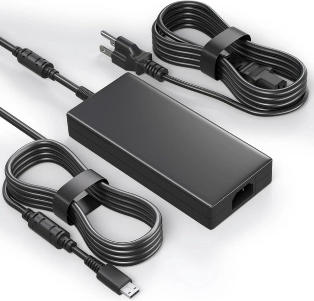 Main image of 240W USB Tip AC Laptop Charger Power Supply Adapter Replacement for MSI A20-240P2A A240A007P S93-0409410-C54, Compatible with GE76 GE66 GP76 GP66 GS77 MS-17K3 Gaming Notebook Charger with Cord