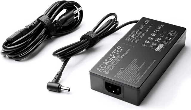 Main image of 240W 20V 12A AC Laptop Charger Power Supply Adapter Replacement for ASUS ADP-240EB B, Fit ROG Zephyrus G14 G15 M16 S15 S17, ROG Strix Scar 15 G533QS Gaming Notebook Charger with Cord
