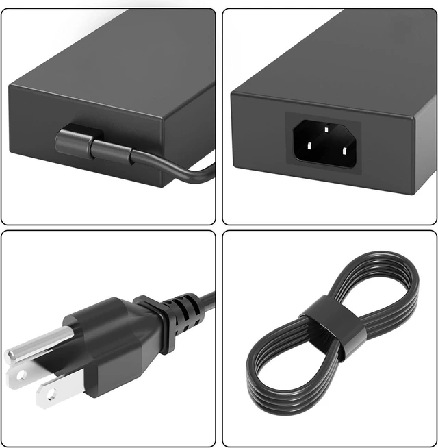 Alt view image 2 of 4 - 280W Laptop Charger Compatible with Asus ROG Strix G18 G17 G16 G15 G814 G713 G614 G513 Scar 15 17 G733 G732 G533 TUF A16 Flow X16 GV601 Gaming Notebook AC Power Supply Adapter with Power Cord