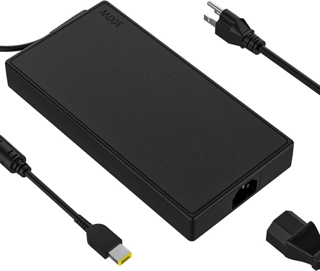 Alt view image 4 of 7 - 300W Laptop Charger Compatible with Lenovo Legion 7 7i 5i 5Pro R7000P R9000P R9000K Y9000K Y9000X, Slim Tip Gaming Notebook AC Power Supply Adapter with Power Cord