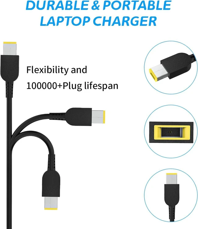 Alt view image 2 of 7 - 300W Laptop Charger Compatible with Lenovo Legion 7 7i 5i 5Pro R7000P R9000P R9000K Y9000K Y9000X, Slim Tip Gaming Notebook AC Power Supply Adapter with Power Cord
