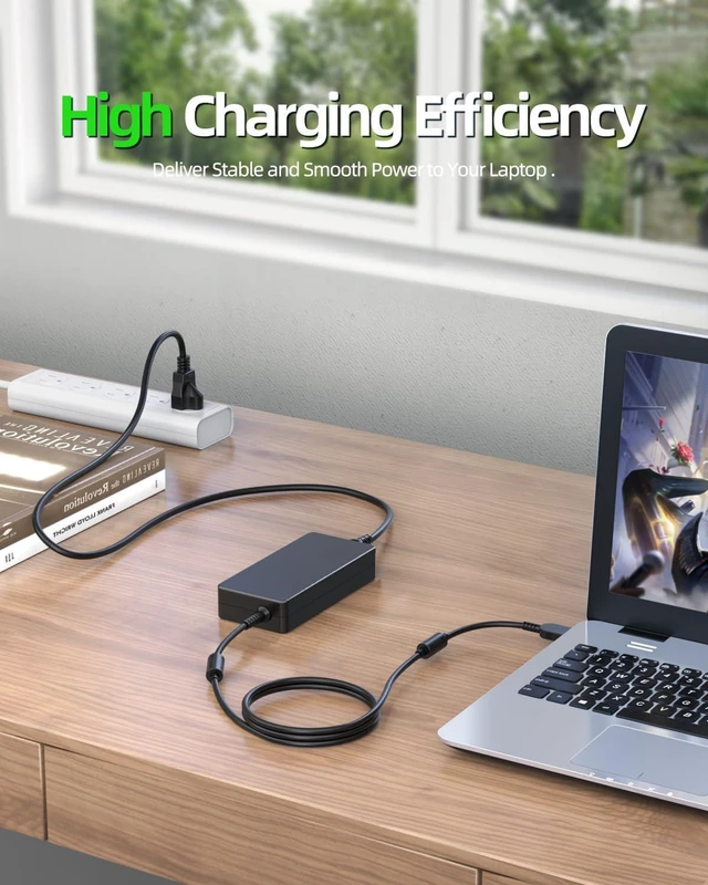 Alt view image 7 of 7 - 300W Slim Tip Laptop Charger Compatible with Lenovo Legion 5 5i 7i Pro, Yoga AIO 7 9, R7000P R9000P R9000K Y9000K Y9000X Gaming Notebook AC Power Supply Adapter with Power Cord
