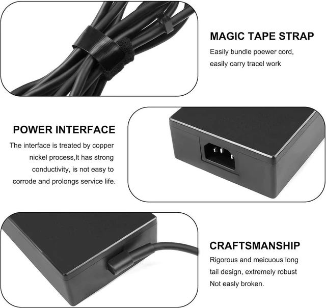 Alt view image 4 of 6 - 180W 20V 9A Laptop Charger Compatible with Asus Zephyrus G14 2024 GA403 GA403U GA403UI GA403UV GA403UU Gaming Notebook AC Power Supply Adapter with Cord, NOT for Zephyrus G14 2025