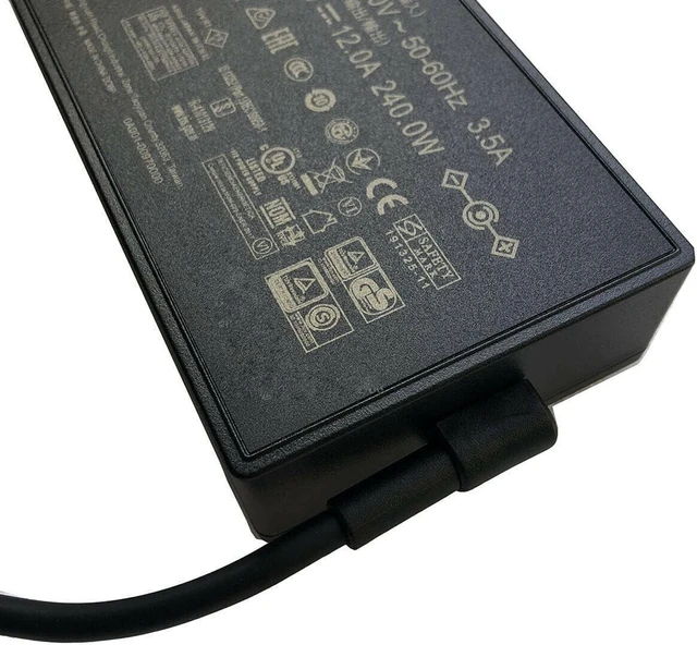 Alt view image 3 of 7 - 240W 20V 12A Laptop Charger ADP-240EB B Compatible with ASUS ROG 15 GX550LXS RTX2080 S15 S17 G15 G513 G733QM G733QR G733QS G733QSA Gaming Notebook AC Power Supply Adapter with Power Cord