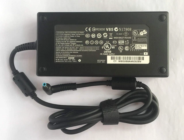 Main image of 200W 19.5V 10.3A Laptop Charger Compatible with HP TPN-DA10 L00818-850 L00895-003 ADP-200HB B W2F75AA Gaming Notebook AC Power Supply Replacement Adapter with Power Cord