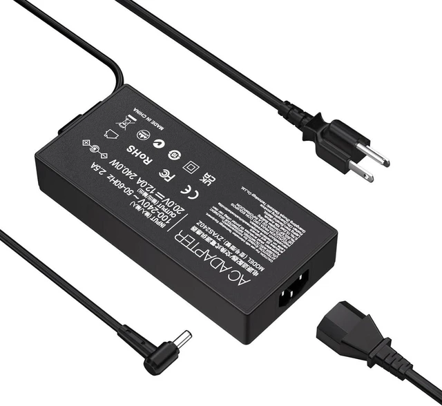Main image of 240W 20V 12A Laptop Charger Replacement for ASUS Gaming Notebook, Compatible with ROG Zephyrus G14 G15 M16 G16 S15 S17, ROG Strix G15 G513 Scar15 G533 G16 G614 G17, TUF A15 A16 A17 F15 F17