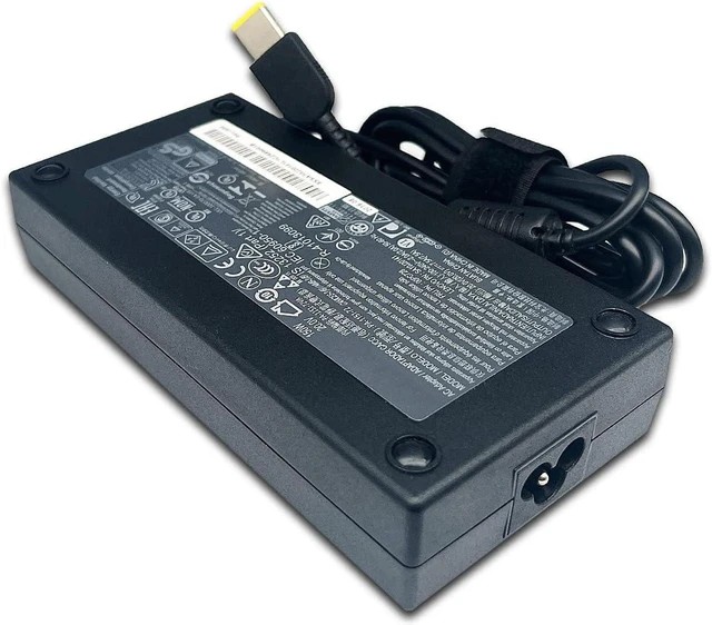 Alt view image 2 of 7 - 150W 20V 7.5A Slim Tip Laptop Charger PA-1151-72 54Y8926 AC Power Adapter Compatible with Lenovo S4040 A8150 A740 A7200 A540 Notebook Replacement Power Supply with Power Cord