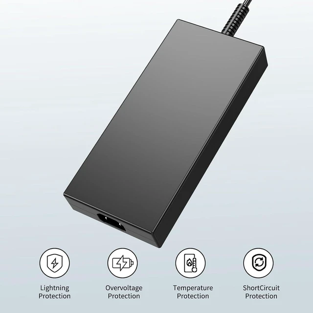 Alt view image 3 of 6 - 230W & 180W Laptop Charger Compatible with MSI GS66 GS65 GS75 GS76 Stealth, WS66 WS76 WS75 WS65 GF63 GF75 GF65 GF76 Gaming Notebook, A17-230P1A ADP-230EB T Replacement AC Power Supply Adapter with 5.5