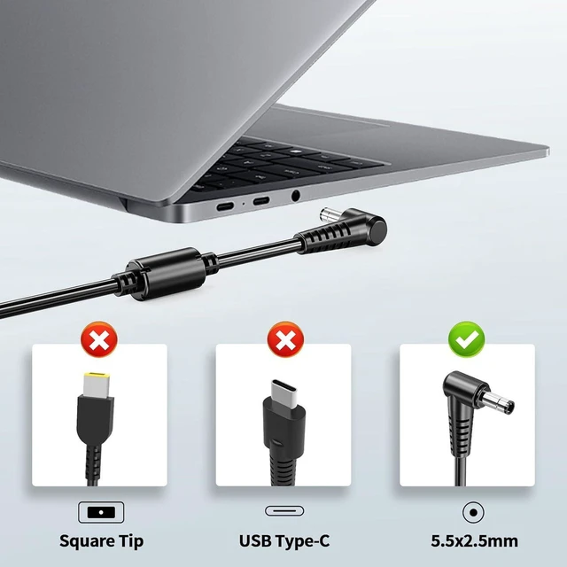 Alt view image 4 of 6 - 230W & 180W Laptop Charger Compatible with MSI GS66 GS65 GS75 GS76 Stealth, WS66 WS76 WS75 WS65 GF63 GF75 GF65 GF76 Gaming Notebook, A17-230P1A ADP-230EB T Replacement AC Power Supply Adapter with 5.5