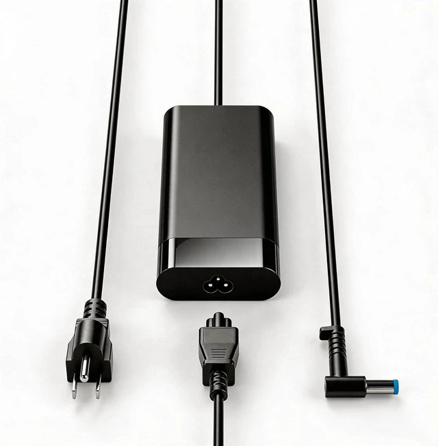 Main image of 150W 19.5V 7.7A Laptop Charger Compatible with HP Victus 15 16, OMEN 15 17, ZBook Studio Fury G3-G11, Pavilion Gaming Notebook, 4.5mm x 3.0mm Blue Tip AC Power Supply Adapter TPN-CA11 TPN-DA09 L48757-