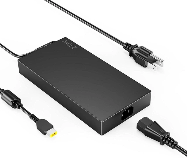 Main image of 230W Laptop Charger Compatible with Lenovo Legion 5 7 5P C7 S7 Y540 Y545 Y740 Y730 Y900 Y910 Y920 Y7000, ThinkPad P1 P73 P53 P72 P52 P71 P51 P70 Gaming Notebook Slim Tip AC Power Supply Adapter with