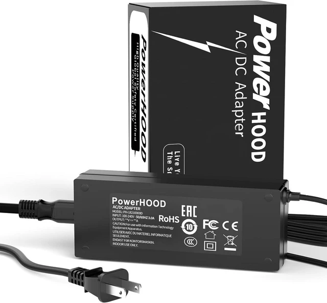 Alt view image 5 of 7 - 19V AC/DC Power Supply Adapter Charger Compatible with ASUS SimPro Dock USB-C 3.2 Thunderbolt Docking Station, 90NX0121-P00470, DC19V Replacement Power Adapter with Power Cord