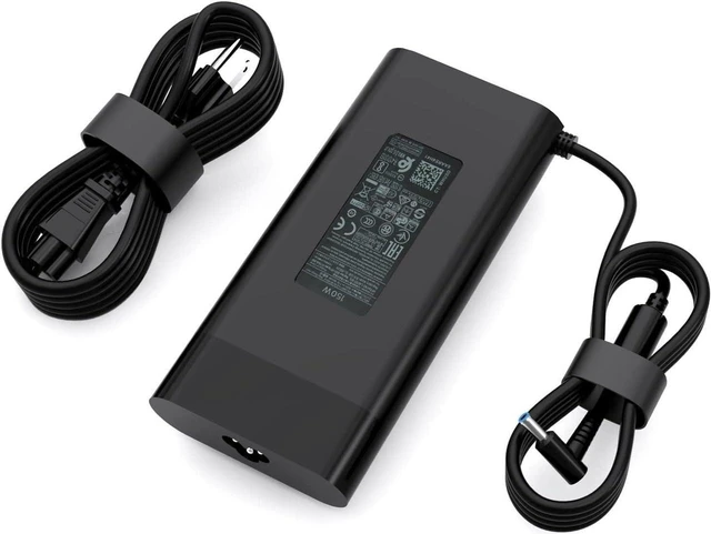 Main image of 150W 19.5V 7.7A AC Adapter Laptop Charger for HP Pavilion Gaming 15 17, OMEN 15 17, Zbook 15 G3 G4 G5 G6, Replace TPN-DA03, TPN-DA09, 775626-003, Laptop Power Supply with Power Cord