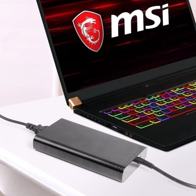 Alt view image 2 of 7 - KFD 19.5V 11.8A 230W AC Adapter Gaming Laptop Charger for NUC X15 9 Extreme, MSI GS66 GS65 GS76 GS75 A17-230P1A, Gigabyte, Razer Blade Stealth RZ09, Minisforum MS-01 GMKtec EVO-X2 Mini PC Power Supply