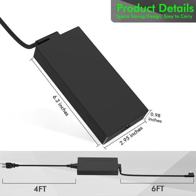 Alt view image 2 of 7 - 230W AC Laptop Charger Power Adapter Supply Cord for Razer Blade 14 15, GTX1060 GTX1070 RTX2070 RTX2080 RTX3060 RTX3070Ti RTX3080, Replace RC30-0248 RZ09-0369 RZ09-02386 Gaming Laptops