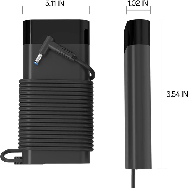 Alt view image 4 of 7 - 230W 19.5V 11.8A AC Laptop Charger Power Supply Cord for HP Omen 15 16 17, ZBook Fury 16 G9 G10 G11, Victus Gaming 15 16, Replace M41303-001 TPN-DA10 TPN-LA21 M35733-001 M85389-003 Gaming Workstation
