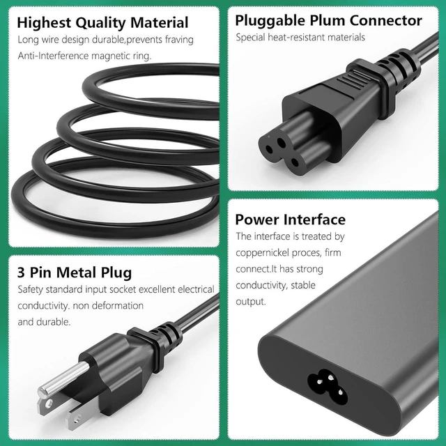 Alt view image 4 of 6 - 180W GaN AC Charger Laptop Power Supply Adapter Compatible with Dell Precision 7510 7520 7530 7540 7550 7670 7680 7770 7780, G7 15 17 7588 7590 7790, G5 15 5515 5587 5590, G3 15 3579 17 3779 Gaming
