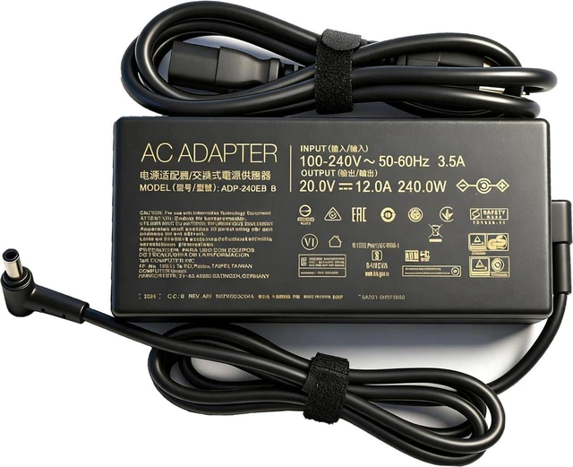 Main image of 240W Laptop Charger for ASUS ROG Strix G15 G512 2020 2021 G512LV G512LU G513 2022 2023 G513IC G513RS G513RM G513QR G513QM G513QC, RTX 2060 3050 3060 3070 4050 4060 4070 Gaming Notebook AC Power Supply