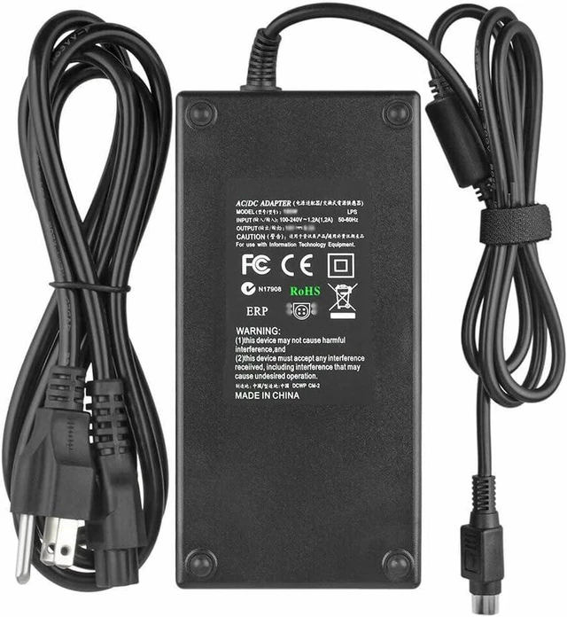 Alt view image 3 of 3 - Global AC DC Adapter Charger for EON17-S EON17-SLX 2014 Pro Extreme Workstation 17.3 Inch Gaming Laptop, Replacement Power Supply Cord Cable Mains PSU