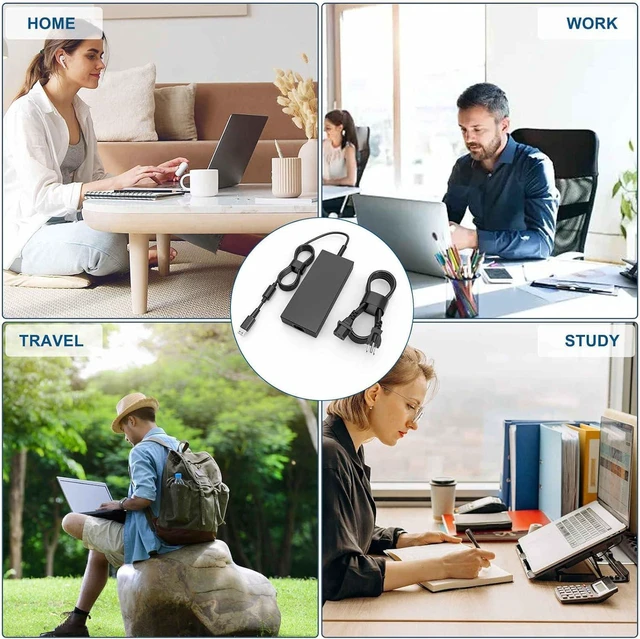 Alt view image 4 of 7 - 240W USB Tip AC Laptop Charger for MSI Stealth 17 A16 16 14 AI Studio Mercedes AMG 13th Gen, GP66 GP76 Leopard GE76 GE66 Raider WE76 Workstation CreatorPro Z17 Z16P Z16 X17 Notebook Power Supply Adapt