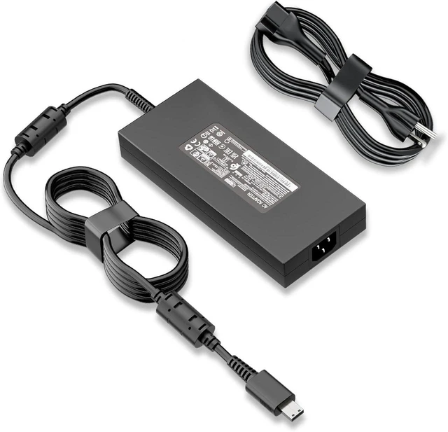 Main image of 230W 240W USB Tip Laptop Charger for MSI GP66 GP76 Leopard GE66 GE76 Raider Stealth A16 16 17 GS77 Creator Pro Z17 Z16P, A20-240P2A S93-0409410-C54 Gaming Notebook AC Power Supply Adapter with Cord