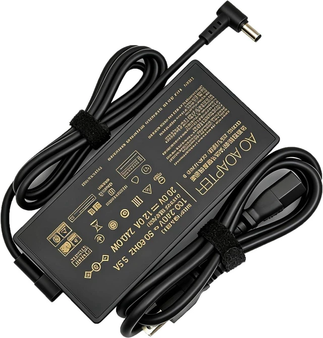Main image of 240W Laptop Charger for ASUS Zephyrus Duo 15-GX550 S15-GX502 S17-GX701 M16-GU603 G14-GA402 G15-GA503 G16-GU603, Strix Scar 15-G532 G533 17-G732 G733 ADP-240EB B Gaming Notebook AC Power Supply Adapter