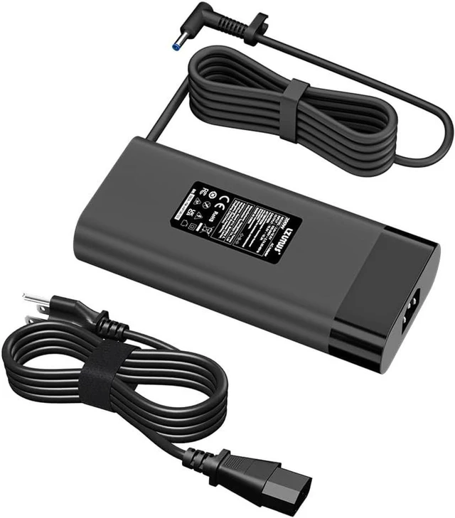 Alt view image 6 of 7 - 200W AC Laptop Charger 19.5V 10.3A Power Supply 4.5x3.0mm Blue Tip for HP Victus OMEN 16 Pavilion Gaming, ZBook Fury Studio, Envy ProBook Notebook Replacement Adapter