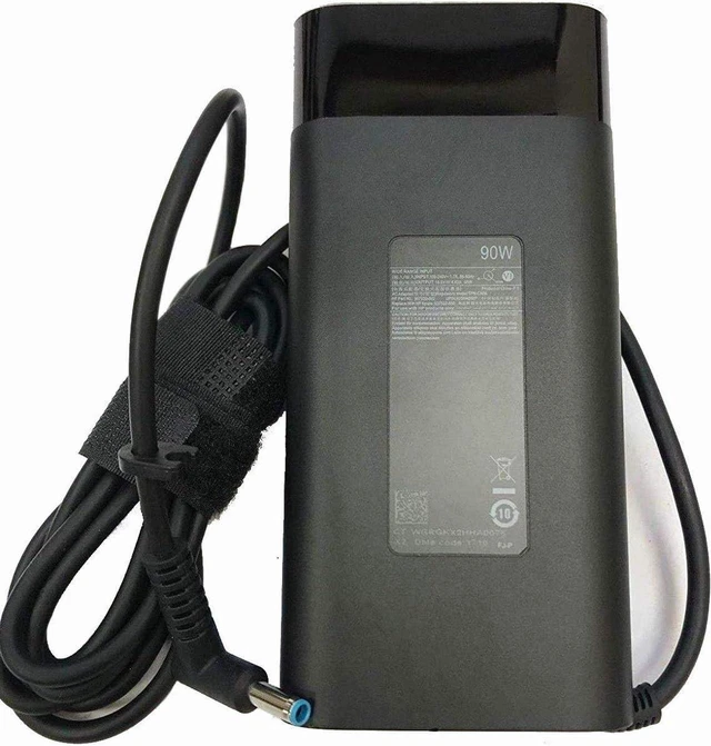 Main image of New 90W 4.62A AC Replacement Power Adapter, 4.5*3.0mm Connector, Compatible with HP TPN-CA09 937520-002 937532-850 A090A098P Laptop Charger with Power Cord