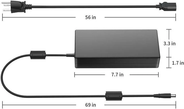 Alt view image 5 of 7 - 230W 19.5V 11.8A AC Laptop Charger Power Supply for ASUS ROG Zephyrus S17 GX701GXR GX701GWR GX701GVR, GX531GW GX531GX, M15 GU502L GU502LW, ZenBook Pro Duo UX581GV Notebook Adapter with Cord