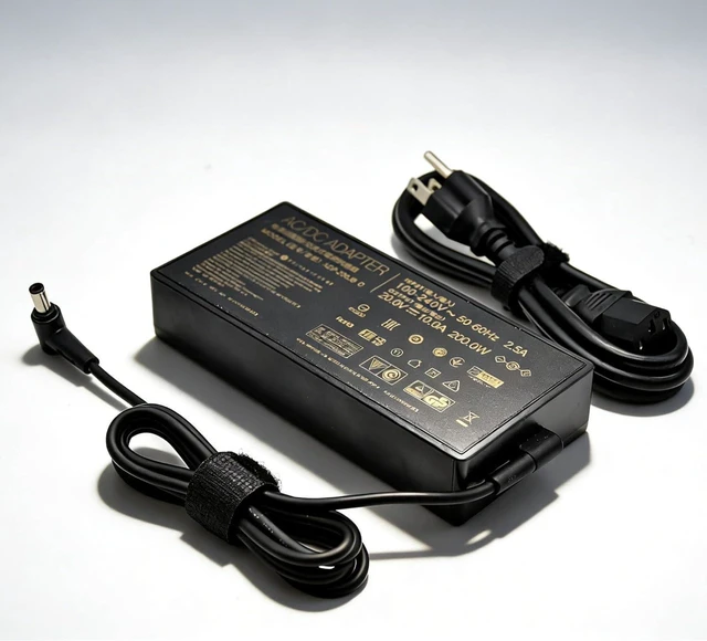 Alt view image 5 of 7 - 200W AC Laptop Charger Fit for ASUS Vivobook Pro 15 15.6 Q543M Q533M Q533MJ Q543MJ Q543MV Q543 Q533 Creator Q Q540V Q530V Q540VJ Q530VJ Q540 Q530 Gaming Notebook Power Supply Cord 10A