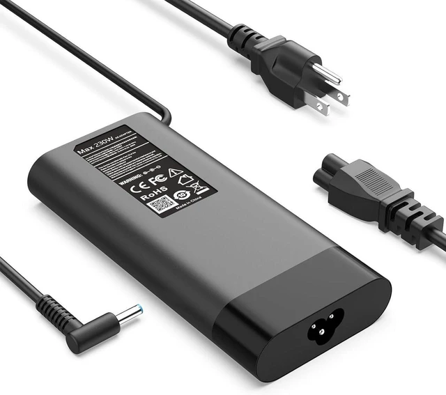 Main image of 230W AC Laptop Charger Power Supply Compatible with HP Omen 17 16 15 17.3 X 2S 16.1", Omen Max Transcend, Victus Gaming 15 16, ZBook Fury 17 G11, m85389-003 m85389-001 RTX5070 RTX5060 Notebook Adapter