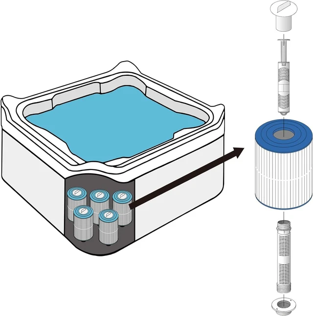 Alt view image 4 of 5 - Hot Spring Spas Jetsetter Freshwater Ag+ Continuous Silver Ion Cleaner 71325-2 Pack