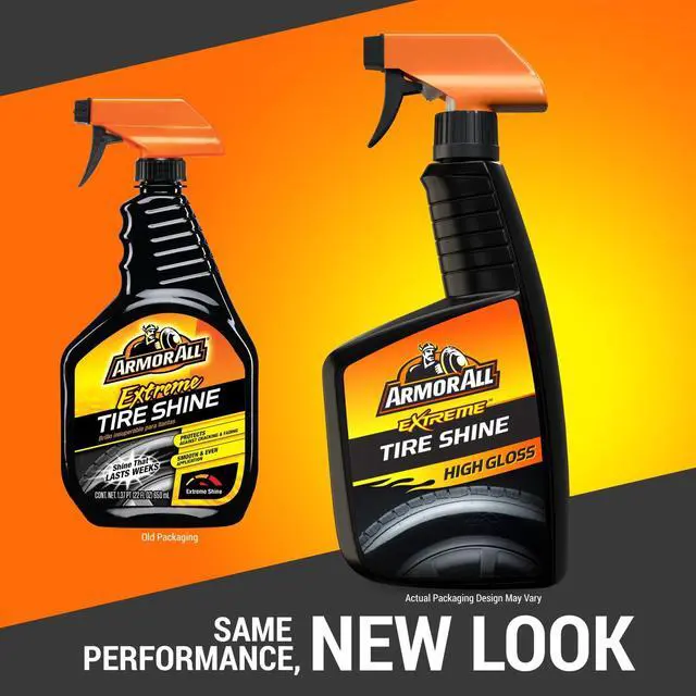 Alt view image 2 of 7 - Armor All Extreme Tire Shine Spray for Car Detailing, 22 fl oz Bottle