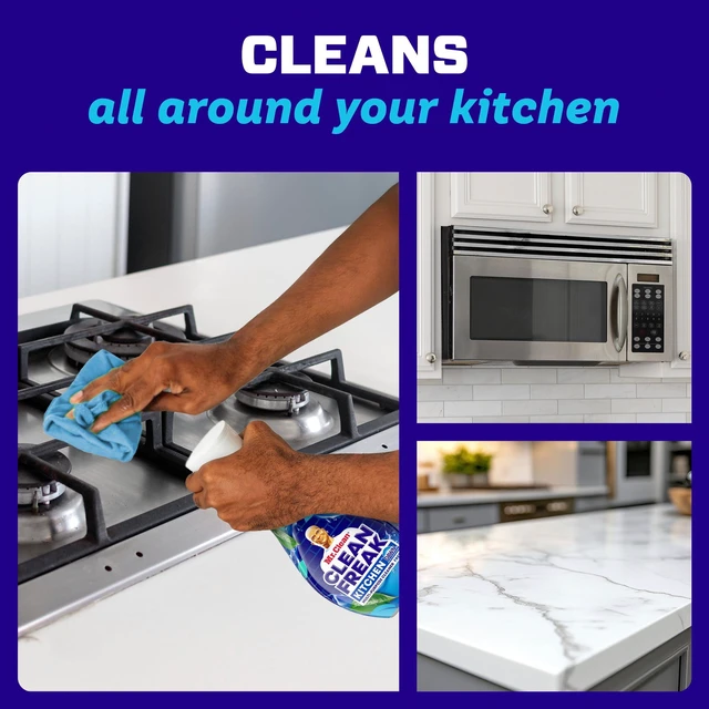 Alt view image 4 of 7 - Mr. Clean Clean Freak Fresh Kitchen Multi Purpose Degreaser, 16 Fl oz, Household Cleaner