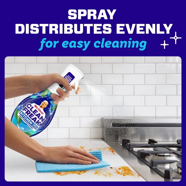 Alt view image 2 of 7 - Mr. Clean Clean Freak Fresh Kitchen Multi Purpose Degreaser, 16 Fl oz, Household Cleaner