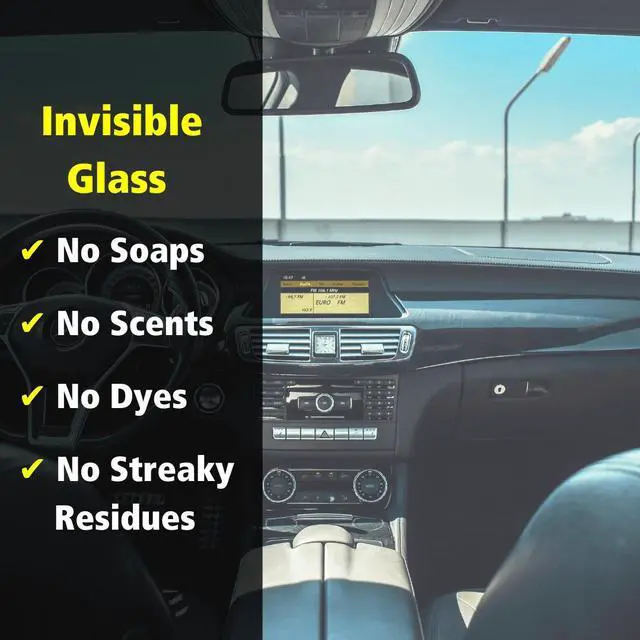 Alt view image 2 of 7 - Invisible Glass 92164 Premium Glass Cleaner Spray Automotive and Home Window Cleaner, Ammonia-Free, Tint-Safe 22 fl oz, Pack of 1